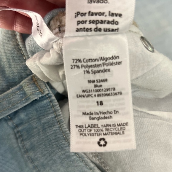 Women’s Wonder nation skinny jeans size 18 adjustable waist - Picture 9 of 10